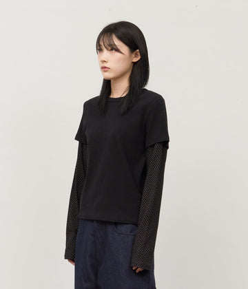 (W) Yuji Dot Layered Top